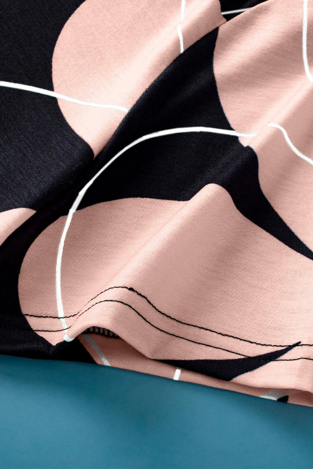 Beige Summer Flower Print Casual Round Neck T Shirt - Windgat