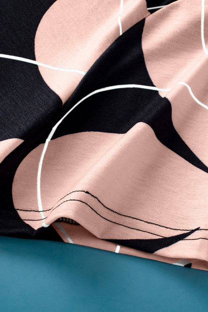 Beige Summer Flower Print Casual Round Neck T Shirt - Windgat