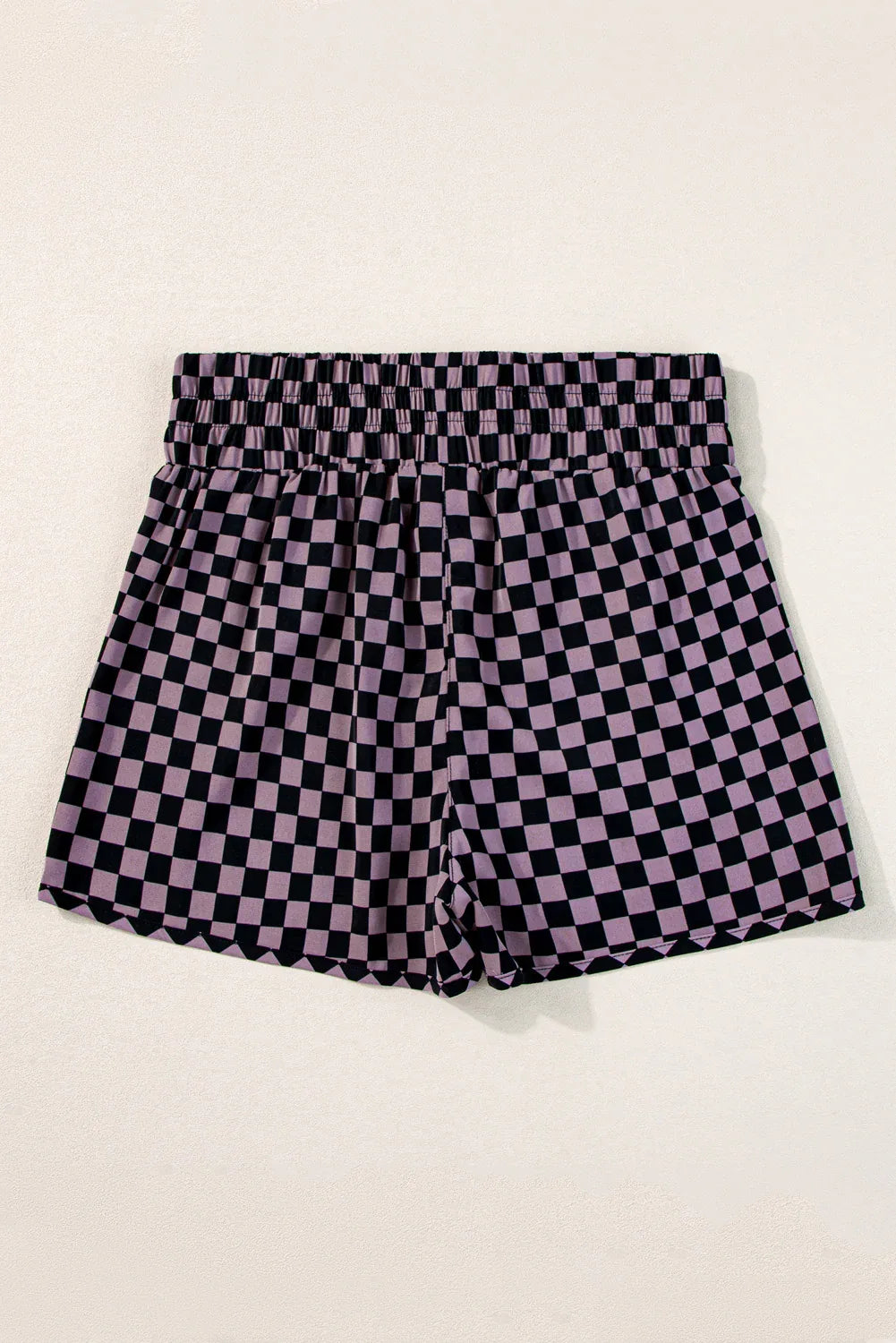 Pink Plaid High Waisted Athletic Shorts - Windgat