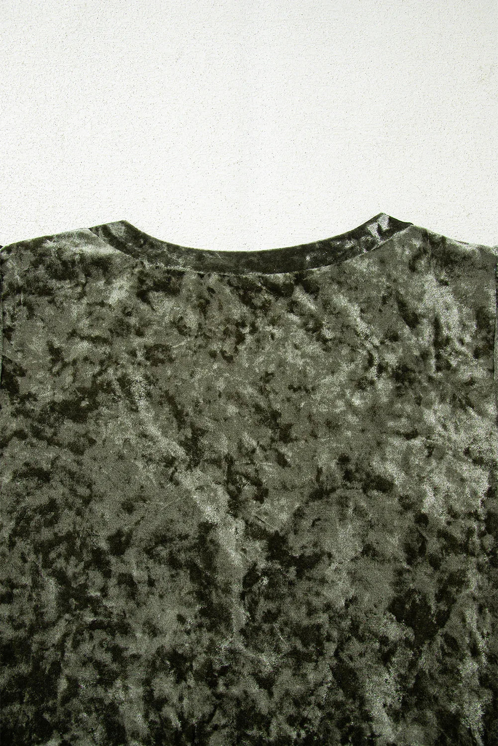 Coffee Plus Size Velvet Babydoll Mini Dress with Puff Sleeve - Windgat