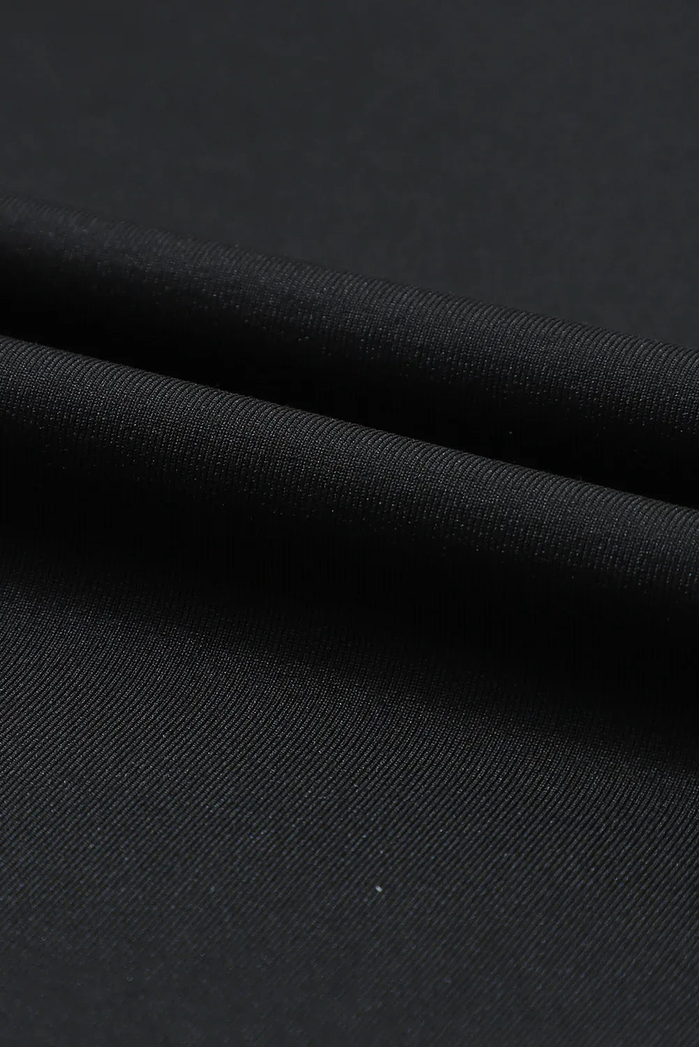 Black Drawstring Elastic Waistband Pocketed Joggers - Windgat