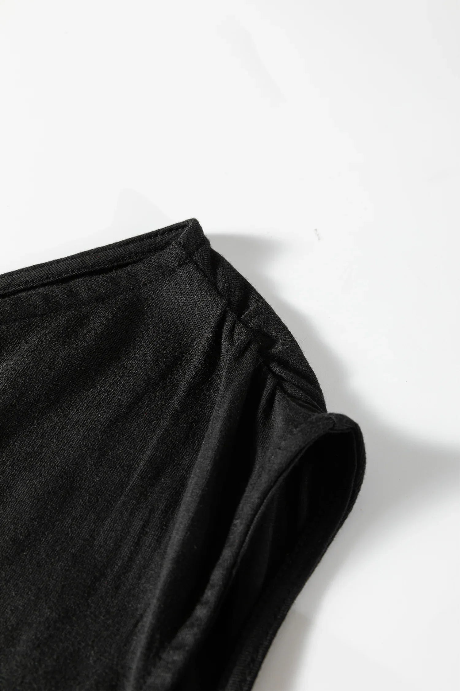 Gossamer Pink Plus Size Solid Color Asymmetric Neck Short Sleeve Blouse - Windgat