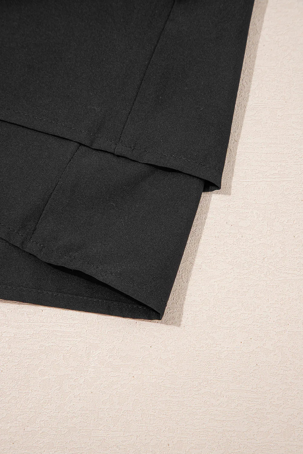 Bright Pink Crossed Waist Tiered Flowy Shorts - Windgat