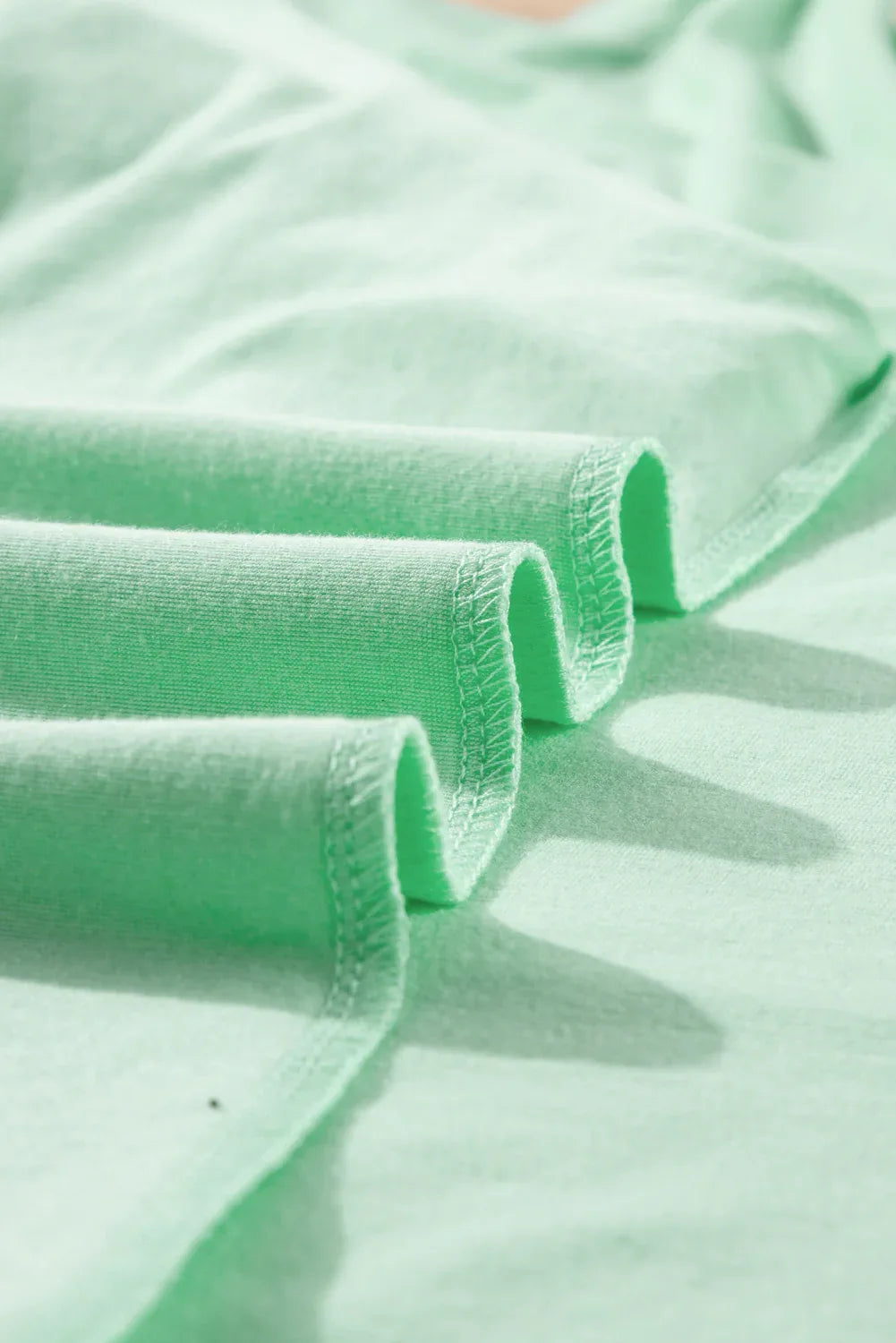 Iceland Blue Round Neck Rolled Sleeve Plus Size T-shirt - Windgat