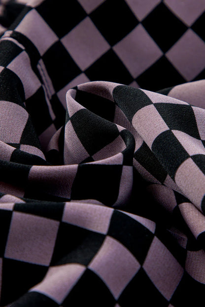 Pink Plaid High Waisted Athletic Shorts - Windgat