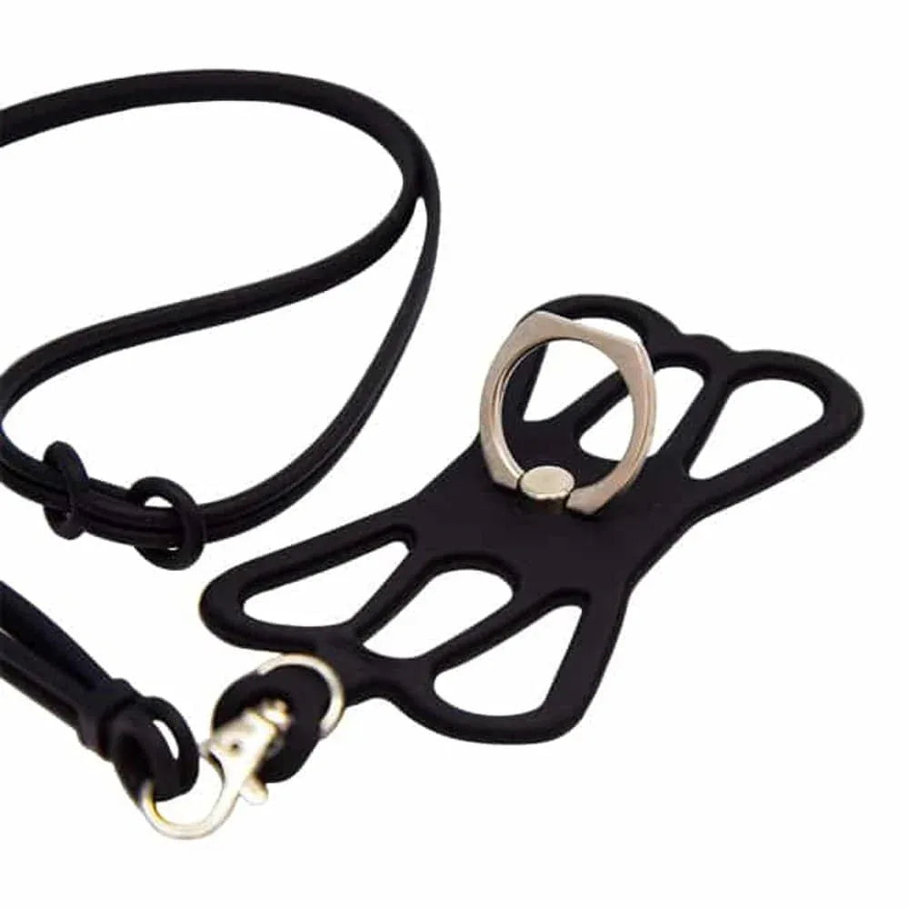 Universal Cell Phone Webbed Holder Incl Lanyard & Ring Stand - Windgat