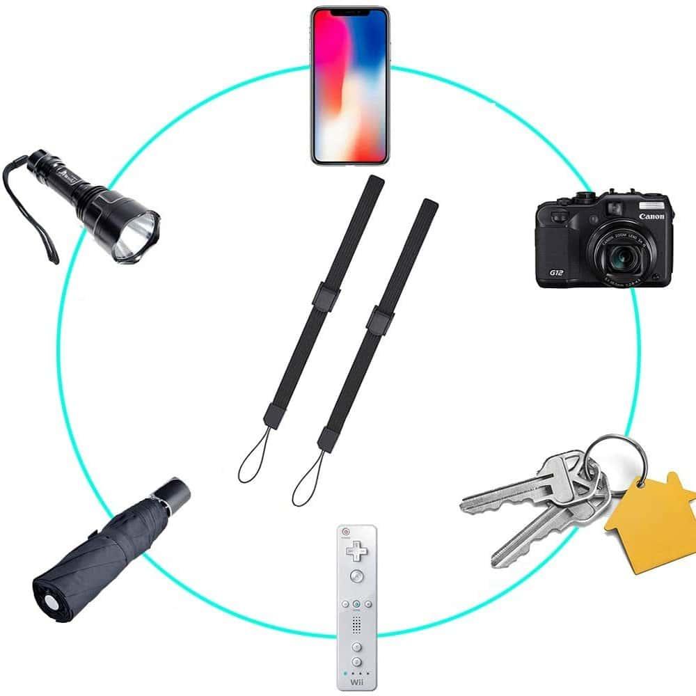 Adjustable Wrist Strap Nylon Lanyard- 5 Piece- 22cm Length - Windgat