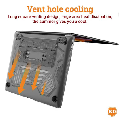 Laptop Hard Case for MacBook Air 13.3 (2018) A1932 - Black - Windgat