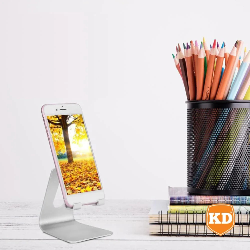 Mobile Phone Desktop Adjustable Dock Cradle - Silver - Windgat