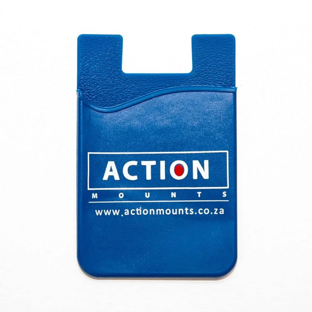 Cell Phone Stick-On Wallet/Card Holder - 3 Colours - Blue - Windgat