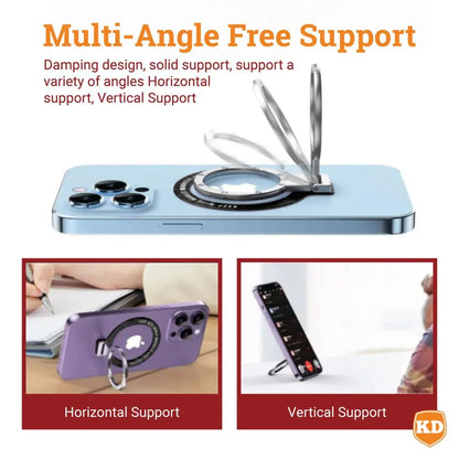 Magnetic MagSafe Phone Ring Kickstand for iPhone / Samsung - Windgat