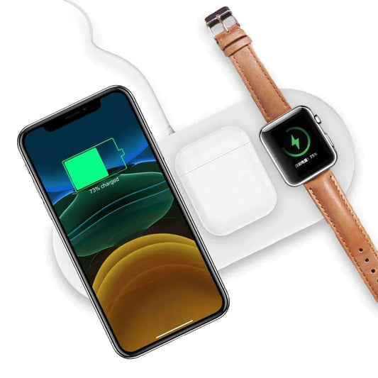 3-in-1 10W QI Wireless Fast Charger for Apple / Samsung - Windgat