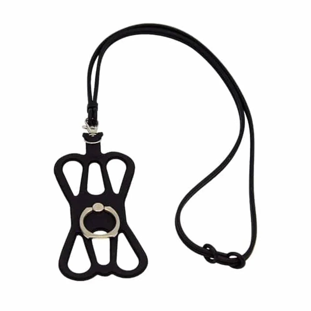 Universal Cell Phone Webbed Holder Incl Lanyard & Ring Stand - Windgat