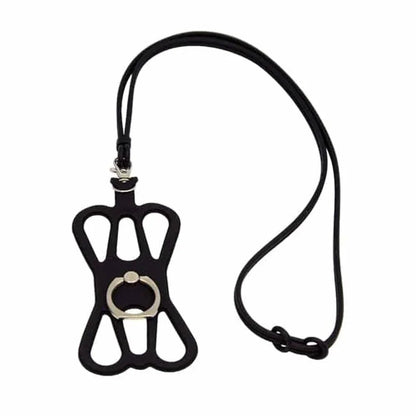 Universal Cell Phone Webbed Holder Incl Lanyard & Ring Stand - Windgat