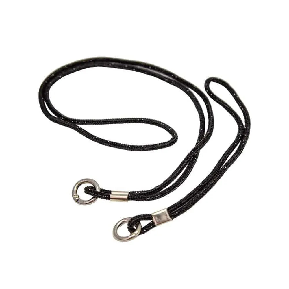 Universal Cell Phone Diamond Lanyard Silver 1x Neck Strap 1x Wrist Strap - Windgat
