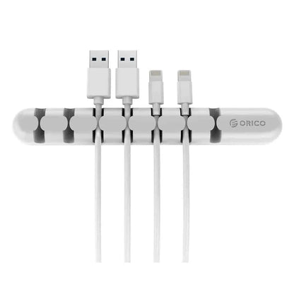 7 Slot Desktop Workspace Cable Wire Management Tray Organizer - Windgat