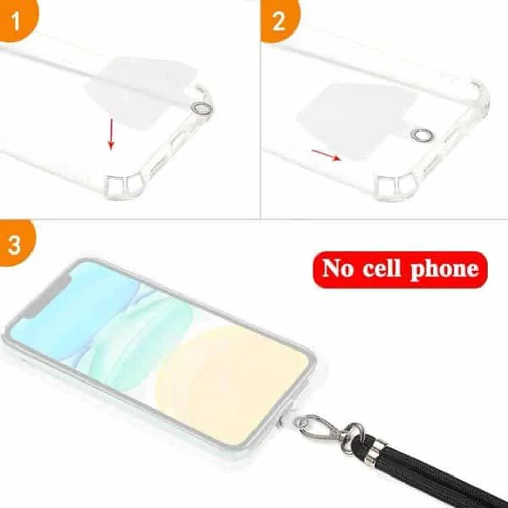 Universal Cell Phone Adjustable Lanyard/Crossbody Safety Tether Strap - Windgat