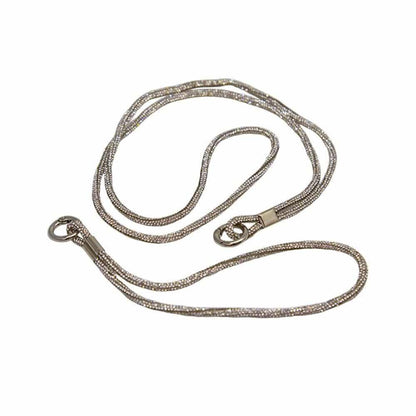Universal Cell Phone Diamond Lanyard Silver 1x Neck Strap 1x Wrist Strap - Windgat