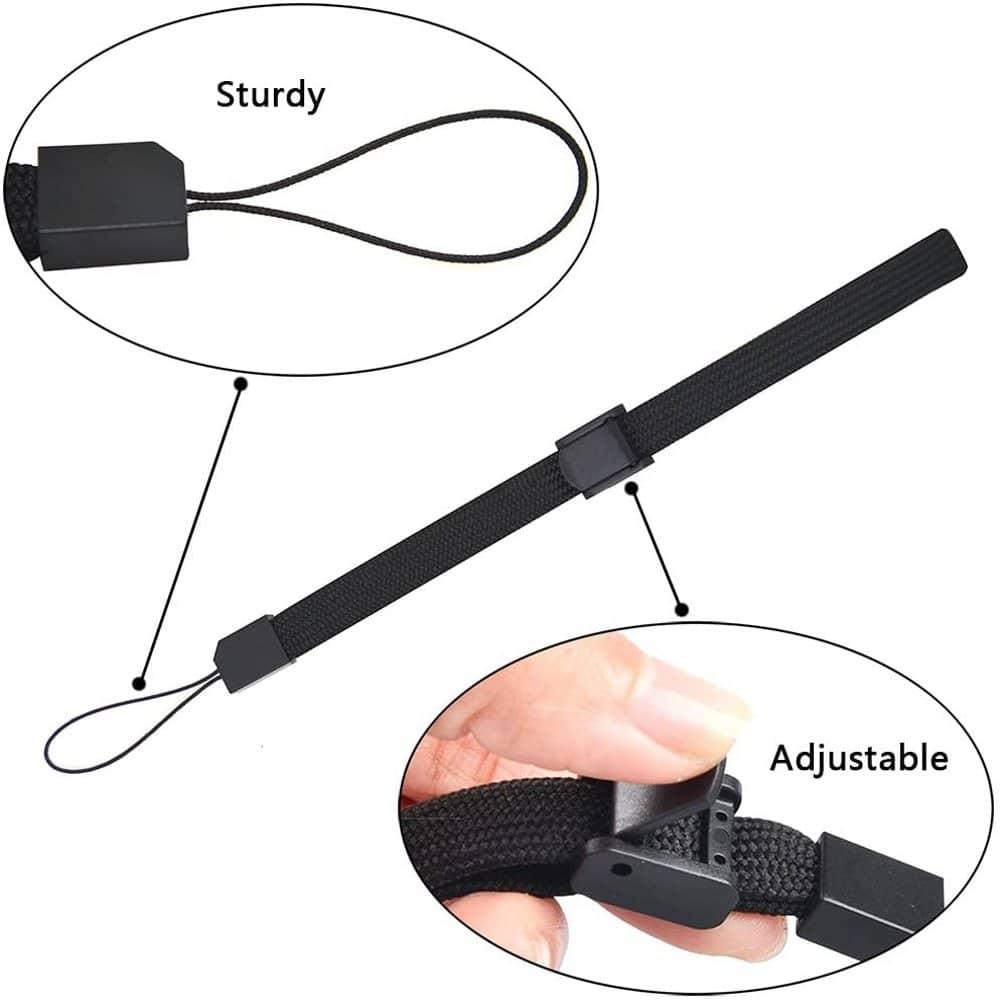 Adjustable Wrist Strap Nylon Lanyard- 5 Piece- 22cm Length - Windgat